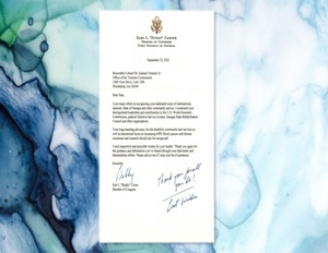 GEORGIASTATE REP. E. CARTER LETTER