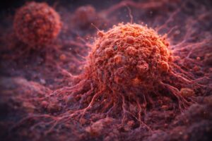 A microscopic picture of a cancer cell for the MN Cancer section of articles