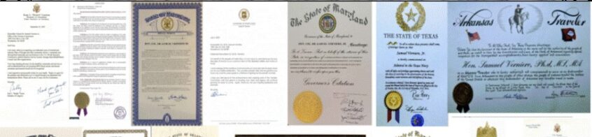 Wall of Fame Commendations for Verniero Commission